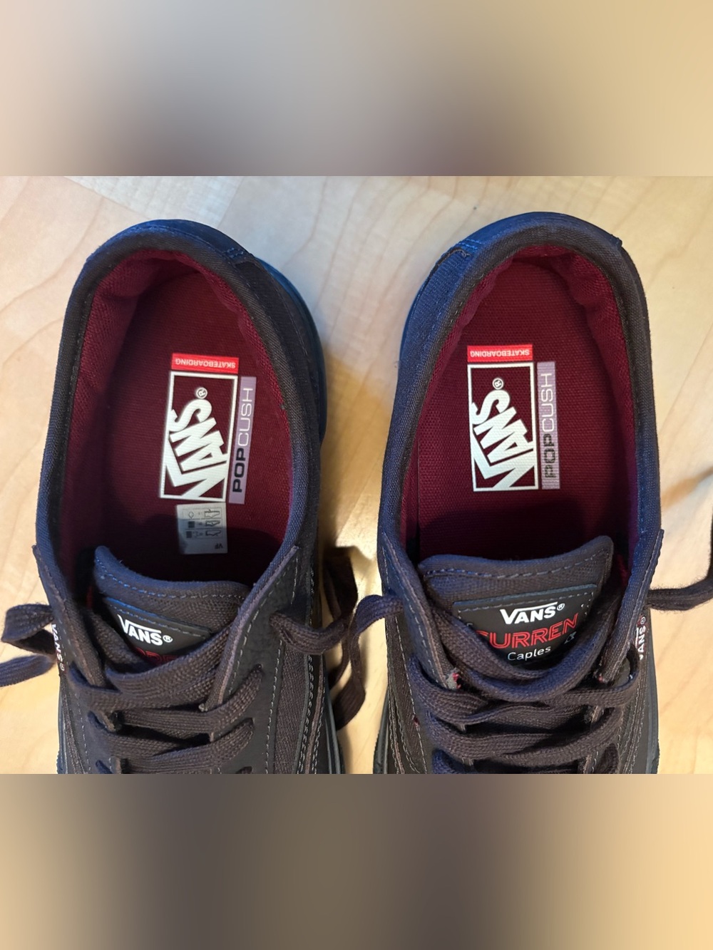 VANS Skate Curren Caples 
Dark Brown Men’s 8.5 - Picture 5 of 16